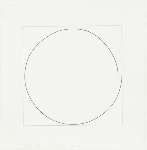 robert mangold, imperfect circle, 1973 Imperfection Tattoo, Sarah Tattoo, Richard Misrach, American History Lessons, Circle Tattoos, Poke Tattoo, Shadow Art, Small Tattoo Designs, Studio Logo