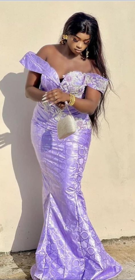 Purple Bazin Styles, Purple Bazin, Bazin Styles, African Vibes, Bubu Gown Styles, African Clothes, African Style, African Dresses, African Design Dresses