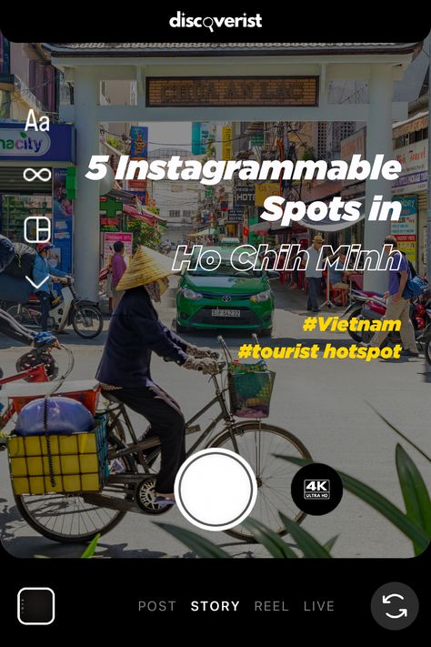 Most popular instagrammable spots in Ho Chih Minh City Cafe Apartment, Pondicherry, The Cafe, Travel Packages, Ho Chi Minh City, Iconic Landmarks, Ho Chi Minh, Tour Packages, Hidden Gems