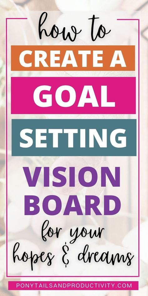 Setting Activities, Goal Setting Vision Board, Work Vision Board, Goal Setting Activities, Vision Board Ideas, Goal Board, Positive Mental Attitude, Making A Vision Board, A Vision Board