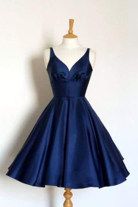 Navy Blue Short Dress, Fashion Party Dress, Backless Homecoming Dresses, Backless Cocktail Dress, Blue Homecoming Dresses, Marine Uniform, Dress Backless, Short Fashion, Backless Prom Dresses