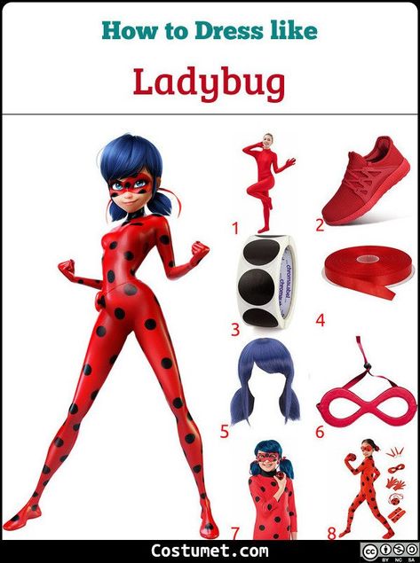 Ladybug costume is a red full-body leotard with black spots all over. Cat Noir costume is skin-tight black pants, a black zip-up top, and black boots. He also has black cat ears and a tail.            #Male #Female #male #cartoon #female #blonde #couple #tv #superhero #duo #Miraculous Ladybug Miraculous Costume, Miraculous Ladybug Costume Ideas, Ladybug Cat Noir Costume, Diy Miraculous Ladybug Costume, Miraculous Ladybug Halloween Costumes, Miraculous Costume Ideas, Ladybug Costume Diy, Ladybug And Cat Noir Costume, Diy Ladybug Costume