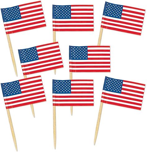 United States Of America Flag, Engraved Serving Tray, Flag Food, Decorated Wreaths, Us Flags, Bamboo Towels, Burlap Table Runners, Food Picks, Patriotic Party