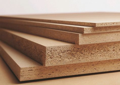 Simplifying Sheet Goods: Particleboard is similar to MDF, but made from larger bits of wood. Particle Wood, Laminated Mdf, Fiber Board, Into The Woods, Solid Wood Furniture, Recycled Wood, Woodworking Tips, Refinishing Furniture, Particle Board