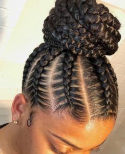 Stitch Braids Styles   #Stitchbraids #Blackbraids #protectivehairstyles #braids Hairstyles Heart, Heart Braid, Twisted Hair, Feed In Braids Hairstyles, Braided Bun Hairstyles, Braided Cornrow Hairstyles, Stitch Braids, Feed In Braid, Natural Hair Updo