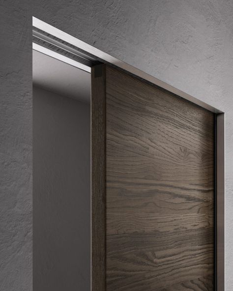 On recessed Garofoli sliding doors, the mechanism involves a counterframe set inside the wall, and therefore, installation requires a small amount of building work. Sliding Doors Inside Wall, Recessed Sliding Doors, Slide Door Inside Wall, Internal Sliding Doors Pocket Walls, Sliding Door Inside Wall, Sliding Doors In Wall, Sliding Doors Bedroom, Modern Sliding Doors Interior, In Wall Sliding Door