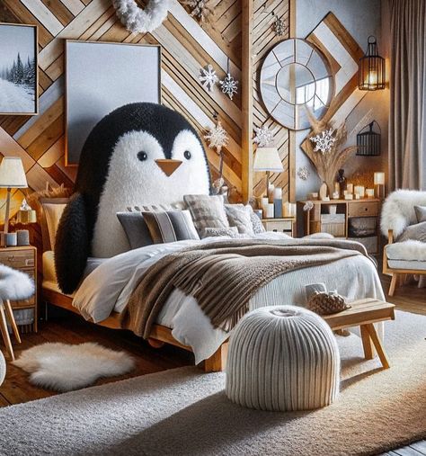 Penguin Bedroom, Scrolling Through Pinterest, Large Beds, Cute Bedroom, Bed Bedroom, Dreamy Bedrooms, The Penguin, Bedroom Nursery, Do You Like It