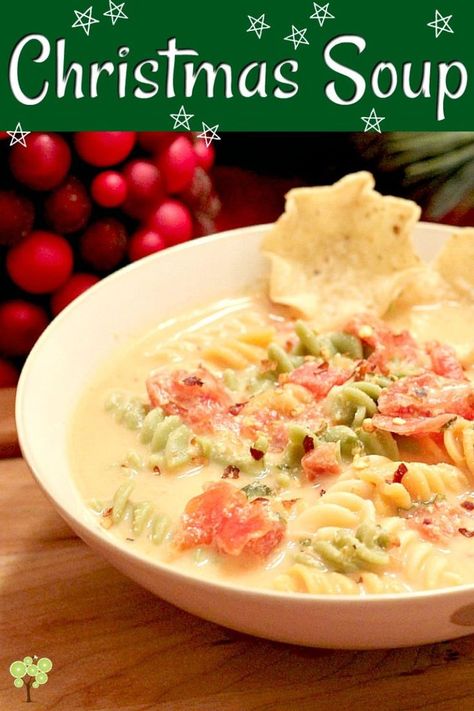 This heirloom, vegetarian recipe for creamy tomato basil Christmas Soup is a family tradition. Make this slow cooker soup for your Christmas Eve dinner. Christmas Soups, December Meals, Soup Christmas, Holiday Soups, Christmas Soup, Special Meals, Recipe Soup, Cheap Clean Eating, Heirloom Recipes