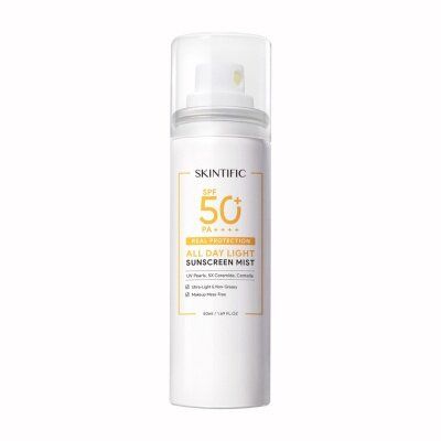 SKINTIFIC All Day Light Sunscreen Mist SPF50 PA++++ Whitening Skincare Sunblock Spray Anti UV Face/Body Spray 50ml Whitening Skincare, Sunscreen Mist, Tennis Practice, Korean Sunscreen, Spray Sunscreen, Sunscreen Spray, Best Sunscreens, Big Bottle, Body Sunscreen