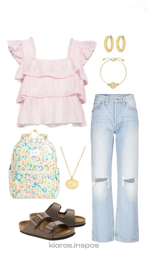 Preppy Summer Outfits, Casual Preppy Outfits, Outfit Inspo Casual, Trendy Outfits For Teens, Cute Preppy Outfits, Preppy Outfit, Simple Trendy Outfits, Cute Everyday Outfits, Cute Simple Outfits