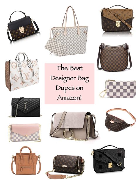 the-best-designer-bag-dupes-on-amazon #amazonfashion #designerdupes #purses #workbag #handbag #designerreplica #louisvuitton #gucci #chanel #ysl #celine Best Handbags On Amazon, Amazon Purse Must Haves, Amazon Tote Bag, Best Amazon Purses, Amazon Purses, Best Designer Bag, Amazon Bags, Bags On Amazon, Cheap Designer Bags