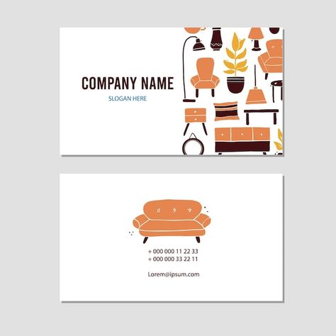 Interior Design Vector, Visit Cards, Interior Designer Business Card, Visit Card, Cartoon Body, Visiting Card Design, Designer Suits For Men, The Visit, Visiting Cards