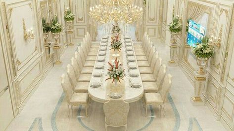 بيوت ملكية, Buffet Dining Room, Dining Room Design Luxury, Sideboard Dining Room, Deco Disney, Luxury Mansions Interior, Luxury Mansions, Room Design Modern, Dining Room Cabinet