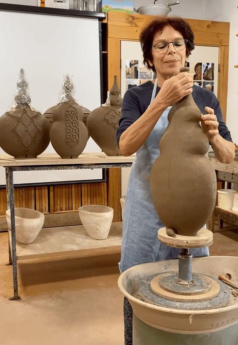 Avital Sheffer | Rebecca Hossack Art Gallery Coiled Ceramics, Avital Sheffer, Giant Vase, Vases Design, Ceramic Vases Design, Coil Pottery, Printing Practice, Middle Eastern Culture, Jewish Museum