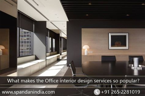 What makes the #Office_interior #design services so popular? Some of the reasons that make the #interior_designers so popular are: • They provide tailor-made services • They provide excellent designing facilities • They are cost-effective and provide on-time performance • They have a customer focused approach Ceo Office Interior, Professional Office Design, Interior Presentation, Ceo Office, Corporate Office Design, Interior Office, Corporate Interiors, Luxury Office, Conference Rooms