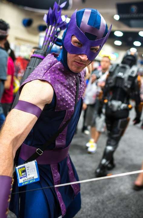 Iconic Cosplay, Hawkeye Cosplay, Hawkeye Comic, Best Cosplay Ever, Marvel Hawkeye, Hot Hero, Comics Marvel, Marvel Cosplay, San Diego Comic Con