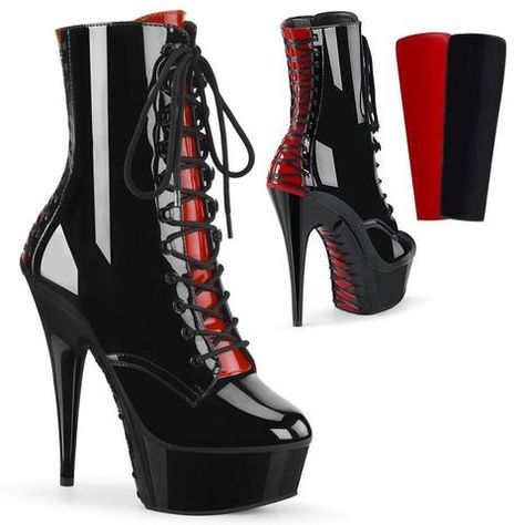 High Heel Stiefel, Dance Boots, Boots Female, Popular Boots, High Heeled Boots, Pleaser Shoes, Super High Heels, Low Boots, Platform Ankle Boots