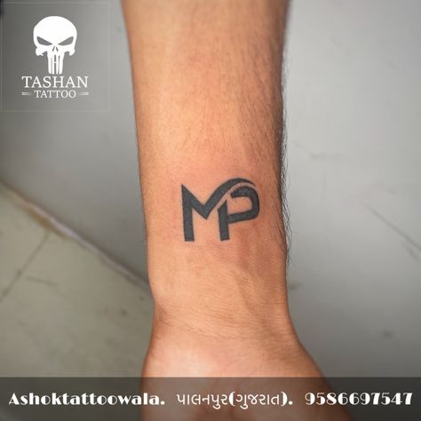 TashanTattoo
AshokTattooWala
S.20. Tirupati plaza
Opp. New bus stand
Near gd modi collage
Palanpur (gujrat)
9586697547
9687533310 Mp Tattoo Letter Design, Mp Tattoo, Mp Logo, Letter Tattoo, M Tattoos, Doodle On Photo, Letter Logo Design, Name Tattoos, Tattoo Lettering