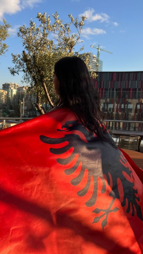 Dua Lipa Albanian Flag - IG Story November 28, 2023 Letter To Best Friend, Albanian Flag, Albania Flag, Albanian Culture, 28 November, Patriotic Party, Celebrity Moms, Dua Lipa, Celebrity Couples