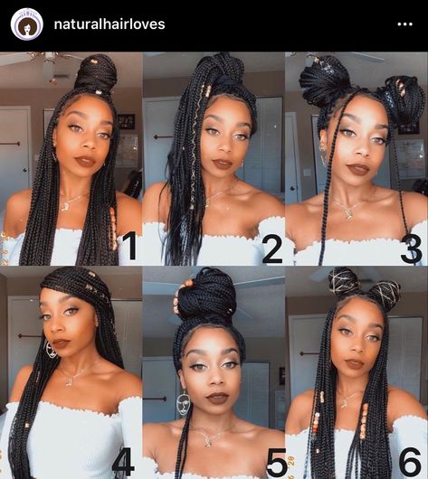 Braids For Black, Big Box Braids, Big Box Braids Hairstyles, Goddess Braids Hairstyles, African Hair Braiding Styles, Box Braids Hairstyles For Black Women, Braids Hairstyles Pictures, Cute Box Braids Hairstyles, Box Braids Styling