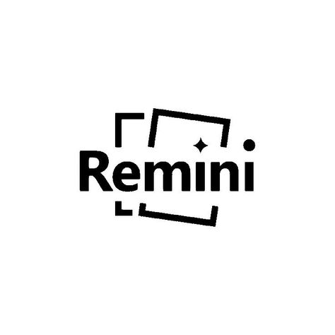 Remini Logo, App Icon Aesthetic Orange, Esther Wallpaper, App Icon Aesthetic White, White Aesthetic App Icons, Icon Aesthetic White, Black And White Icons, Pict Random, App Icon Aesthetic