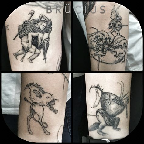 #BRUCIUS #TATTOO #SanFrancisco #bayareatattoo  #sciencetattoo #engravingtattoo #etchingtattoo #sculptoroflines #dotwork #blackworkartist #blackwork #ink #penandink #linespecialist #greatclient #HieronymusBosch Bosch Tattoo, Hieronymous Bosch, Science Tattoo, Etching Tattoo, Engraving Tattoo, Hieronymus Bosch, Tattoo Flash Art, Dream Tattoos, A Frog