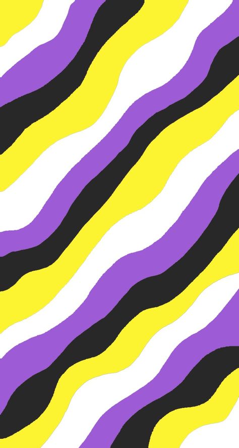 Trans And Nonbinary Wallpaper, Hidden Nonbinary Wallpapers, Nonbinary Things, Nonbinary Background, Binary Aesthetic, Queer Wallpaper, Non Binary Wallpaper, Nonbinary Wallpaper, Nonbinary Art