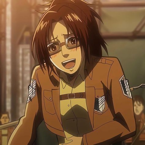 Hanji Attack On Titan, Hange Zoe, Love Of My Live, Humanoid Creatures, Banana Art, Aot Characters, Baby Mine, Attack On Titan Anime, Anime Memes