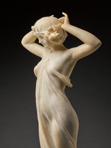 Allegory of Spring | 19th and 20th Century Sculpture: Including Works by Rodin’s Teacher, Carrier-Belleuse | 2022 | Sotheby's Neoclassical Sculpture, Italian Sculpture, Oc Poses, Rodin Sculpture, Sculpture Reference, Sculpture Gallery, Classic Sculpture, French Sculptor, Angel Artwork