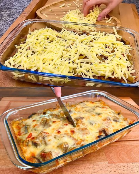 Baked Eggplant and Vegetable Casserole Recipe Eggplant Recipes Baked, Cheesy Eggplant Bake, Eggplant Casserole Recipes, Easy Eggplant Casserole Recipes, Eggplant Sausage Casserole, Eggplant Casserole Recipes Simple, Vegan Eggplant Casserole, Eggplant Casserole Recipes Vegetarian, Eggplant And Squash Casserole