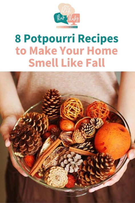 These 8 potpourri recipes for fall will make your home smell amazing. These stovetop potpourri recipes include natural ingredients, easy DIY instructions, and the best combinations for Fall. Perfect for creating a cozy autumn atmosphere in your home. Elevate your fall home decor by having your home smell good! Scented Potpourri Decor Ideas, Stovetop Potpourri Recipes, Doterra Cleaning Recipes, Diy Potpourri, Fall Potpourri, Home Smell Good, Easy Recipe Ideas, Potpourri Decoration, Natural Cleaning Products Diy