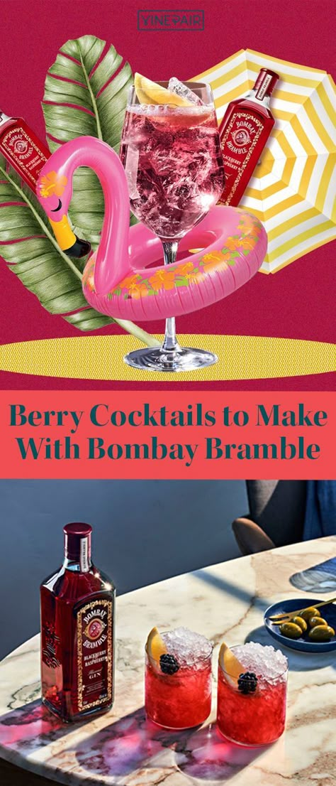 Bombay Drinks Recipes, Bombay Drinks, Bombay Cocktails, Berry Gin, Berry Gin Cocktail, Gin Bramble Cocktail, Bramble Gin Cocktail, Bombay Bramble Gin Recipes, Bombay Gin Cocktails