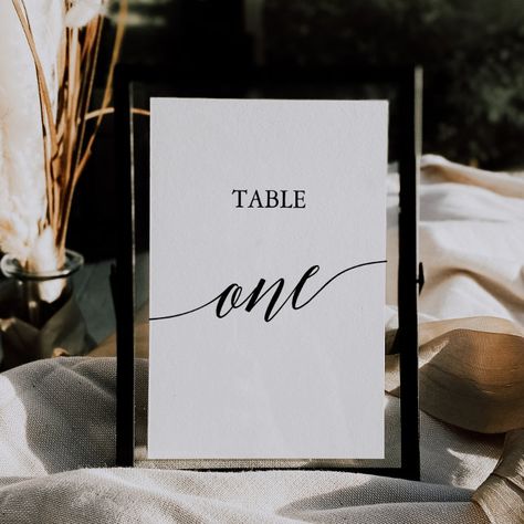 Black Table Numbers Wedding, Classy Reception, Black Table Numbers, Fall Wedding Table Numbers, Framed Table Numbers, Whimsical Typography, Rental Ideas, Fall Wedding Tables, Wedding Extras