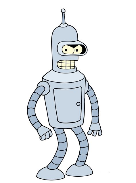 Bender Bending Rodríguez | Futurama Wiki | Fandom Futurama Tattoo, Futurama Characters, Best Cartoon Characters, Futurama Bender, Matt Groening, Homer Simpson, Good Cartoons, Futurama, The Simpsons