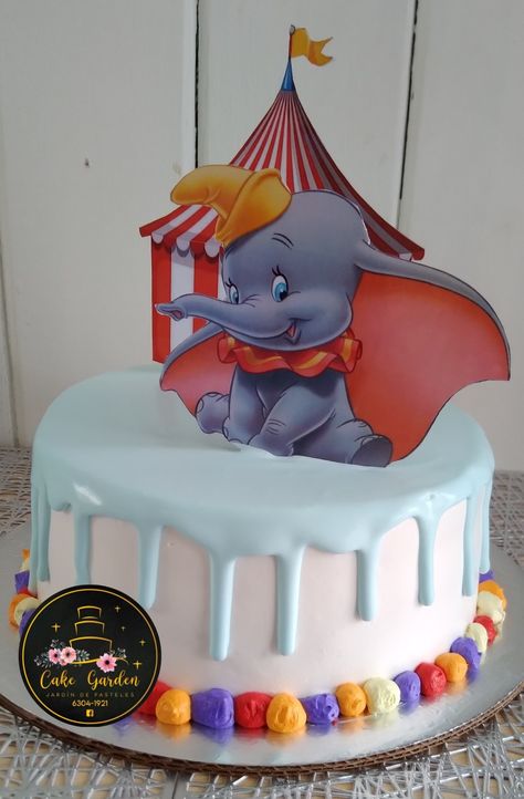 Pastel dumbo Dumbo Birthday Cake, Dumbo Cake, Diy Baby Shower Games, Bumbo, Cake Business, Baby Shower Diy, Bday Party, Baby Shower Games, Diy Baby Stuff