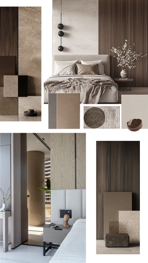 Earth Tones: Bedroom Moodboard    Indulge in a serene and sophisticated sanctuary with this earthy bedroom design. The warm tones, natural textures, and minimalist aesthetic create a calming atmosphere perfect for relaxation.   #bedroomdecor #interiorinspiration #earthystyle #minimalism #homedecor #neutralbedroom #moodboard Earth Tones Bedroom, Neutral Bedroom Design, Bedroom Moodboard, Earthy Bedroom, Earthy Style, Calming Atmosphere, Neutral Bedroom, Warm Tone, Minimalist Aesthetic