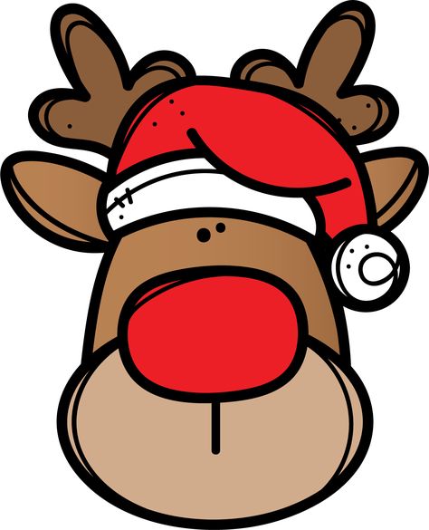 Diy Christmas Reindeer, Drawn Faces, Winter Graphics, Christmas Rock, Navidad Diy, Clip Arts, 2023 Christmas, Christmas Drawing, Noel Christmas