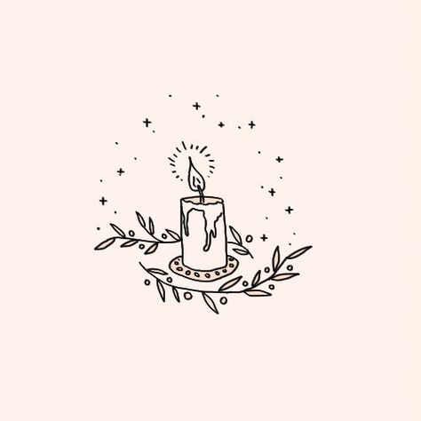 Candle Tattoo Design, Candle Pics, Candle Logo Design, Astrology Tattoo, Candle Drawing, Candle Logo, Candle Tattoo, Hand And Finger Tattoos, Candle Images