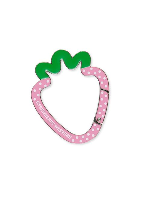 Strawberry Western - Strawberry Carabiner Strawberry Carabiner, Strawberry Western, Strawberry Accessories, Western Logo, Nalgene Bottle, Kawaii Strawberry, Getting Outside, Carabiner Keychain, Keychain Clip