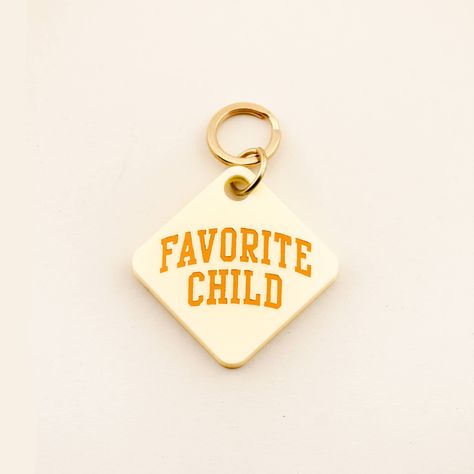 Favorite Child Pet Tag Dog Tag Ideas, Funny Dog Tags, Augusta Georgia, Tag Ideas, Pet Tags, Pet Id Tags, Pet Id, Handcrafted Leather, Dog Tag