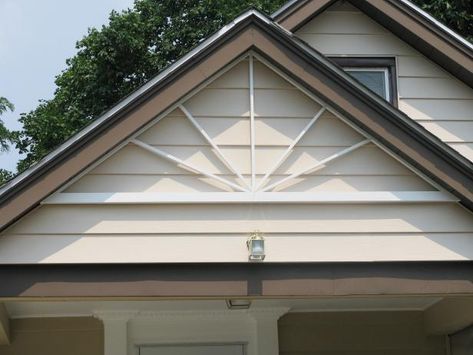 Add interest to your home's exterior by adding a traditional-style accent to a plain gable. It takes less than a weekend to build and costs less than $100 in materials. Pergola Cost, Pergola Pictures, Pergola Curtains, Gable Roof, Roof Structure, Pergola Plans, Diy Pergola, Pergola Designs, Weekend Projects