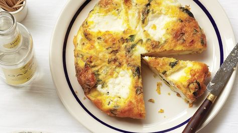 Onion Frittata Recipe | Bon Appetit Onion Frittata, Leftover Thanksgiving, Garlic Scapes, Ricotta Recipes, Frittata Recipes, Holiday Brunch, Onion Recipes, Omelet, Gnocchi