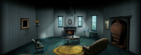 Coraline's Living/Family Room Coraline Movie, Laika Studios, Tim Burton Characters, Coraline Doll, Coraline Jones, Pink Palace, Spaceship Interior, Tim Burton Films, House Floor Design