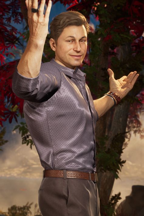 Johnny Cage from Mortal Kombat 1 (2023) Johnshi Mk Fanart, Johnny Cage Fanart, Kenshi Mk1, Johnny Cage Mk1, Character Turnaround, Here's Johnny, Johnny Cage, Video Game Characters, White Boys