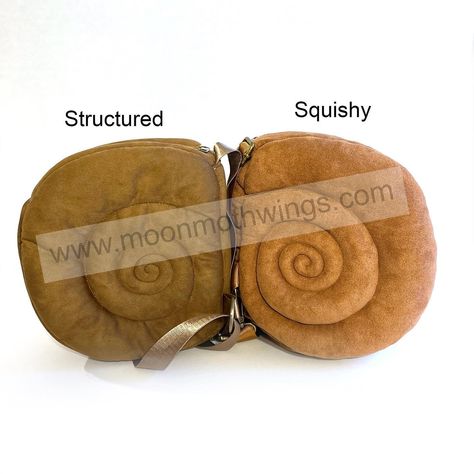 Squishy, or structured shell backpack? Preorders are officially open for my snail shell backpacks! You have choice of either squishy or structured shells. The structured shells have more storage space than the squishy shells. Current estimated arrival time is September. It’s going to be a snail shell invasion this fall! Snail Backpack, Shell Backpack, Snail Shell, Structured Bag, Bronze Hardware, Storage Space, Making Out, Faux Suede, Custom Color