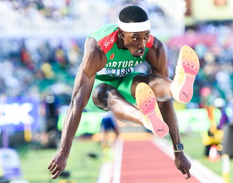 World Champs Men’s Triple Jump — No Longer Elusive - Track & Field News Athletics Track, Triple Jump, Track Field, Olympic Champion, Oregon Ducks, The Men, Track And Field, How To Stay Healthy, Read More