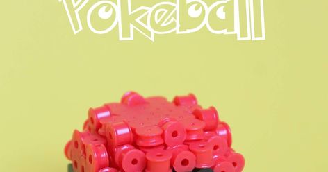 This post is long overdue but here are the instructions on how to make a 3D perler bead pokeball as promised. (Find our 3D Perler Bead Pi... 3d Perler Bead Patterns, 3d Beads, Kandi Kid, 3d Perler Bead, Small Elephant, Iron Beads, Pixel Art Design, Perler Bead Art, Perler Bead Patterns