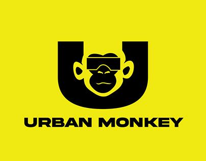 Urban Monkey Logo, Urban Monkey, Monkey Logo Design, Monkey Logo, Logo Redesign, Branding Logo Design, Graphic Design Branding, Branding Design Logo, Design Branding