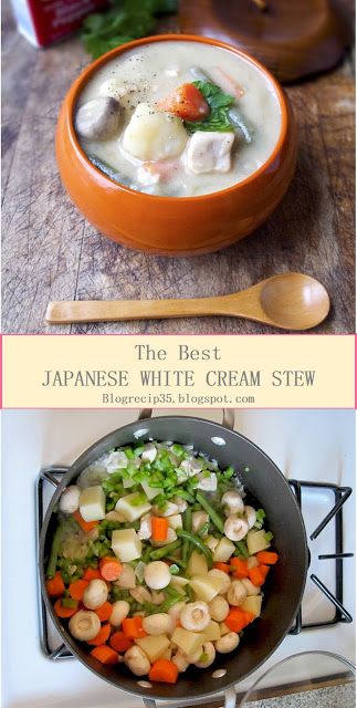 Japanese Cream Stew, Japanese Stew, Cream Stew, Vegan Japanese Food, Asain Food, Recipes Japanese, Asian Breakfast, Japanese Breakfast, Japanese Diet