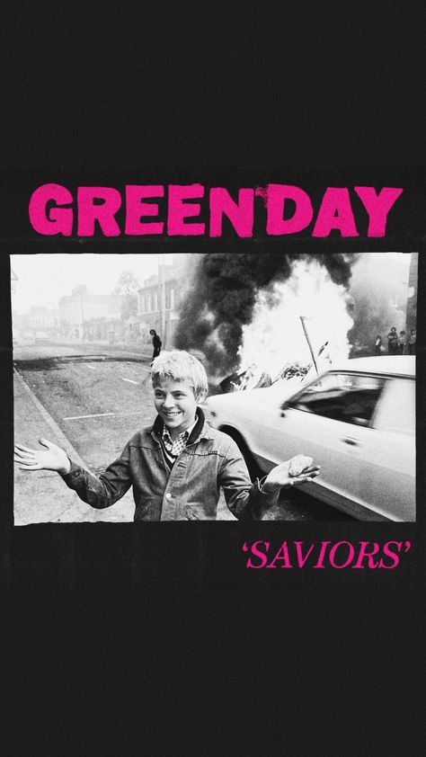 Green Day Lockscreen, Green Day Saviors, Green Day Wallpaper Iphone, Green Day Album Cover, Green Day Aesthetic, Green Day Wallpaper, Green Day Poster, Cher Wallpapers, Green Day Albums